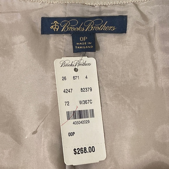 SPARKLE This HOLIDAY SEASON in Brooks Brothers Brocade Skirt, Size 0P, NWT - Picture 11 of 13